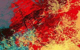 Abstract grunge texture splash paint background vector