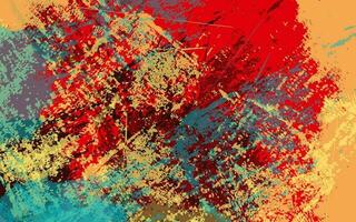 Abstract grunge texture splash paint background vector