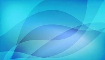 Abstract transparant wave shape blue color background vector