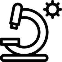 microscope icon for download vector