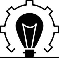 Idea FILLED ICON vector