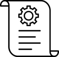 check document line icons vector