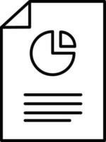 concept document chat line icon for download vector