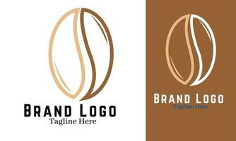 Coffee logo design vector illustration, brand identity emblem