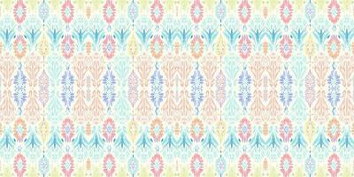 Seamless batik pattern, Seamless floral batik pattern, and Seamless motif pattern resemble ethnic boho, Aztec, and ikat styles. designed for use in satin, wallpaper, fabric, curtain, carpet, Batik vector