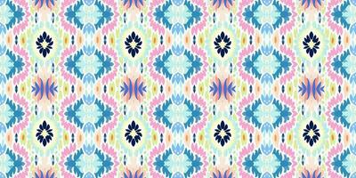 Seamless batik pattern, Seamless floral batik pattern, and Seamless motif pattern resemble ethnic boho, Aztec, and ikat styles. designed for use in satin, wallpaper, fabric, curtain, carpet, Batik vector