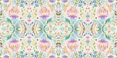 Seamless batik pattern, Seamless floral batik pattern, and Seamless motif pattern resemble ethnic boho, Aztec, and ikat styles. designed for use in satin, wallpaper, fabric, curtain, carpet, Batik vector