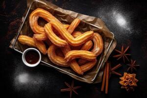 stock photo of a churro is a type of fried dough from photography