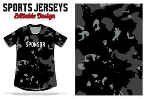 Abstract background jersey design for sport uniform vector