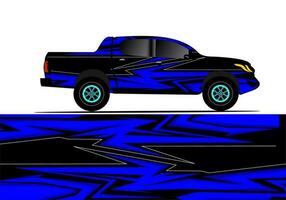 Race car wrap design vector for vehicle vinyl sticker and automotive decal livery