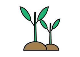 Sprout icon clipart design illustration isolated vector
