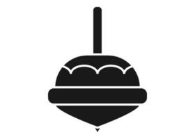 Spinning top icon design template illustration isolated vector