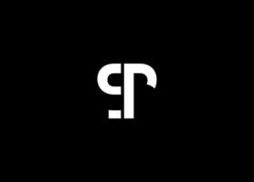 Modern Initial SP logo design inspiration. Initial Letter SP Logo Template Design vector