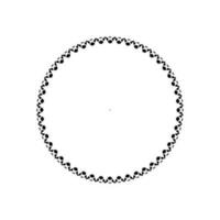 Geometrical Motive Pattern, Artistic Circle-Shaped, Monochrome and Minimalism, Modern Contemporary Mandala, for Decoration, Background, Decoration or Graphic Design Element. Vector Illustration