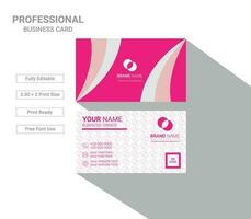 Modern Business Card Template Design vector