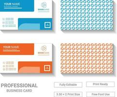 Modern Business Card Template Design vector