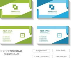 Modern Business Card Template Design vector