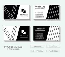 Modern Business Card Template Design vector