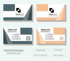 Modern Business Card Template Design vector