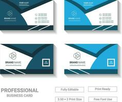 Modern Business Card Template Design vector