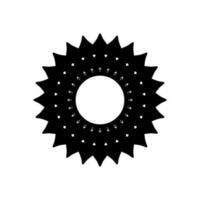 Geometrical Motive Pattern, Artistic Circle-Shaped, Modern Contemporary Mandala, Minimaslim and Monochormefor Decoration, Background, Decoration or Graphic Design Element. Vector Illustration