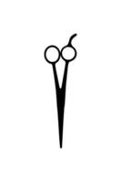 Scissors Silhouette for Pictogram, Art Illustration, Website, Apps, Logo Type or Graphic Design Element. Vector Illustration