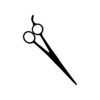 Scissors Silhouette for Pictogram, Art Illustration, Website, Apps, Logo Type or Graphic Design Element. Vector Illustration