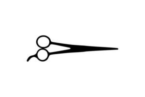 Scissors Silhouette for Pictogram, Art Illustration, Website, Apps, Logo Type or Graphic Design Element. Vector Illustration