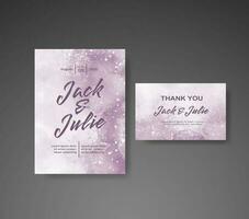 Save the date with watercolor background. Design for your invitation. vector