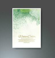 Cards with watercolor background. Design for your cover, date, postcard, banner, logo. vector