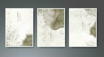 Set of soft bright watercolor background. Design for your cover, date, postcard, banner, logo. vector