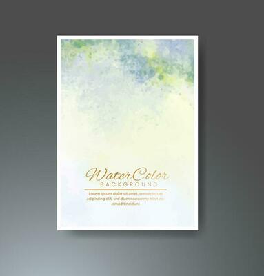 Cards with watercolor background. Design for your cover, date, postcard, banner, logo.