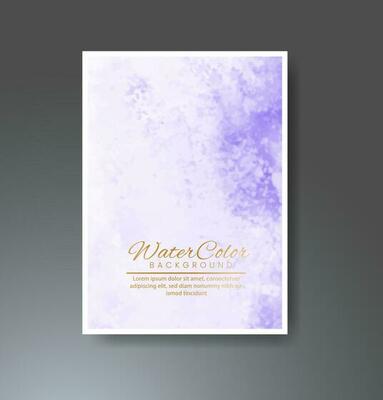Cards with watercolor background. Design for your cover, date, postcard, banner, logo.