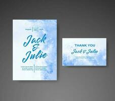 Save the date with watercolor background. Design for your invitation. vector