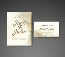 Save the date with watercolor background. Design for your invitation. vector