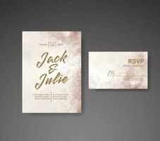 Save the date with watercolor background. Design for your invitation. vector