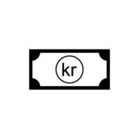 Iceland Currency symbol, Icelandic Krona Icon, ISK Sign. Vector Illustration