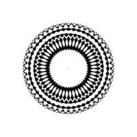 Geometrical Motive Pattern, Artistic Circle-Shaped, Monochrome and Minimalism, Modern Contemporary Mandala, for Decoration, Background, Decoration or Graphic Design Element. Vector Illustration