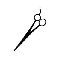 Scissors Silhouette for Pictogram, Art Illustration, Website, Apps, Logo Type or Graphic Design Element. Vector Illustration