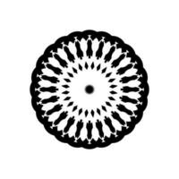 Geometrical Motive Pattern, Artistic Circle-Shaped, Modern Contemporary Mandala, Minimaslim and Monochormefor Decoration, Background, Decoration or Graphic Design Element. Vector Illustration