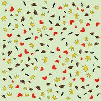 Seamless pattern for the holiday Father's Day. Flat style. Design for fabric, textile, wallpaper, packaging vector