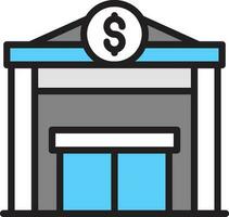 Vector Illustration of Bank Icon.