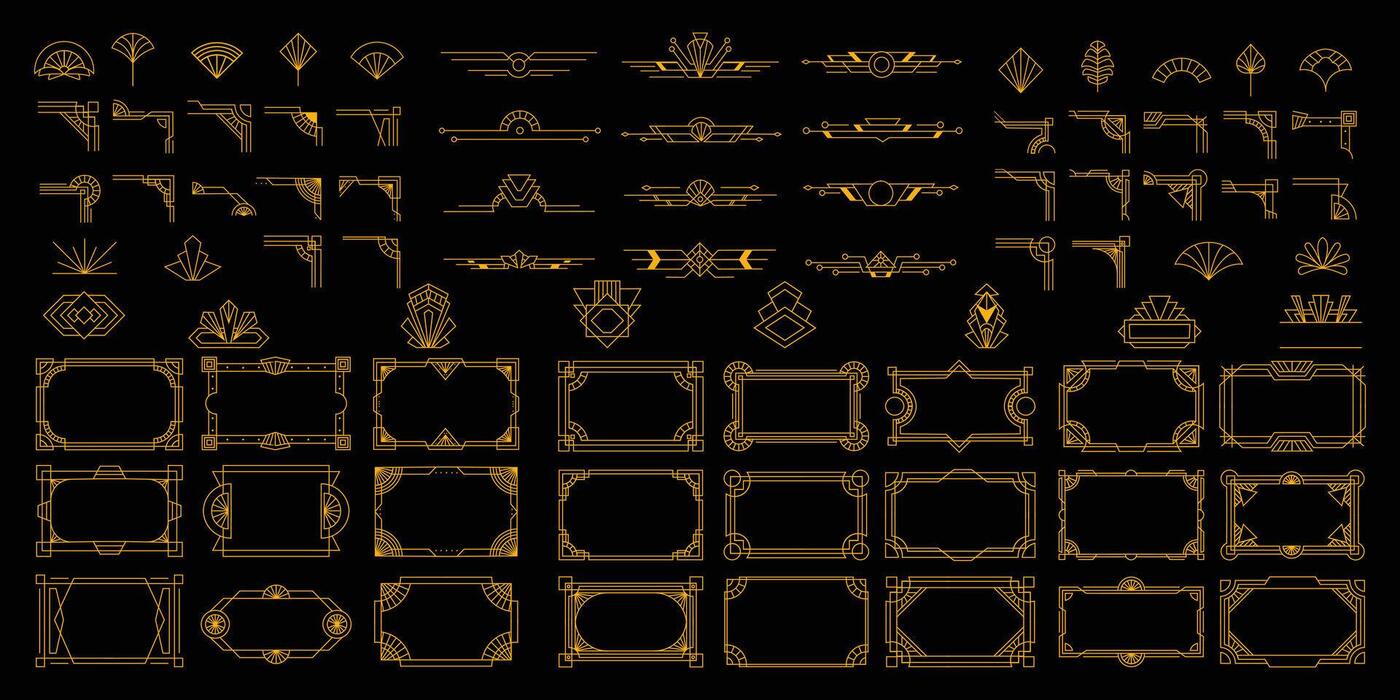 Art Deco Vector Art, Icons, and Graphics for Free Download