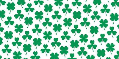 Green clover pattern design background vector