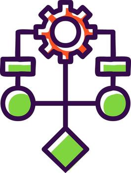 Algorithm Vector Icon Design