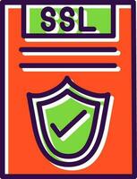 ssl vector icono diseño