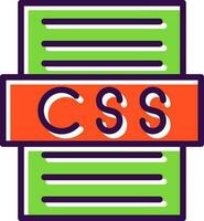 Css file Vector Icon Design
