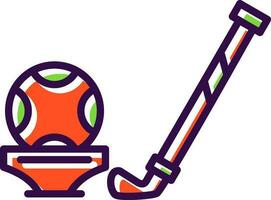 Golf club Vector Icon Design