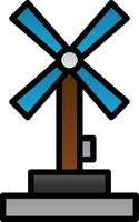 Windmill Vector Icon Design