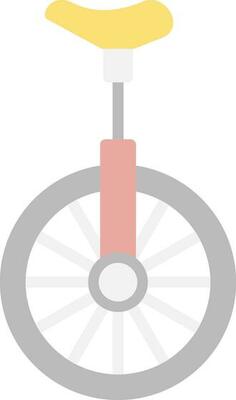 Monocycle Vector Icon Design